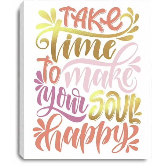 RoomMates Soul Happy Canvas Wall Art